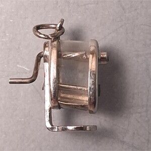 Sterling Pencil Sharpener Charm Mechanical Moving Animated